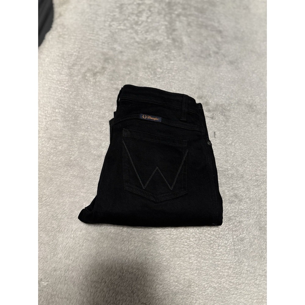 Wrangler Jeans Womens 29x36 Black Willow Ultimate Riding Stretch Bootcut Western